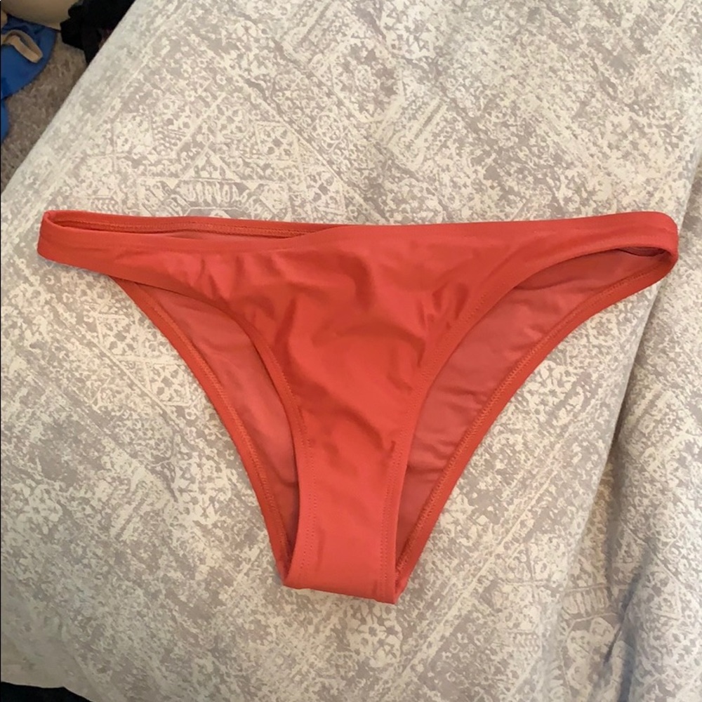 American Eagle aerie Salmon Cheeky Swim Bottoms